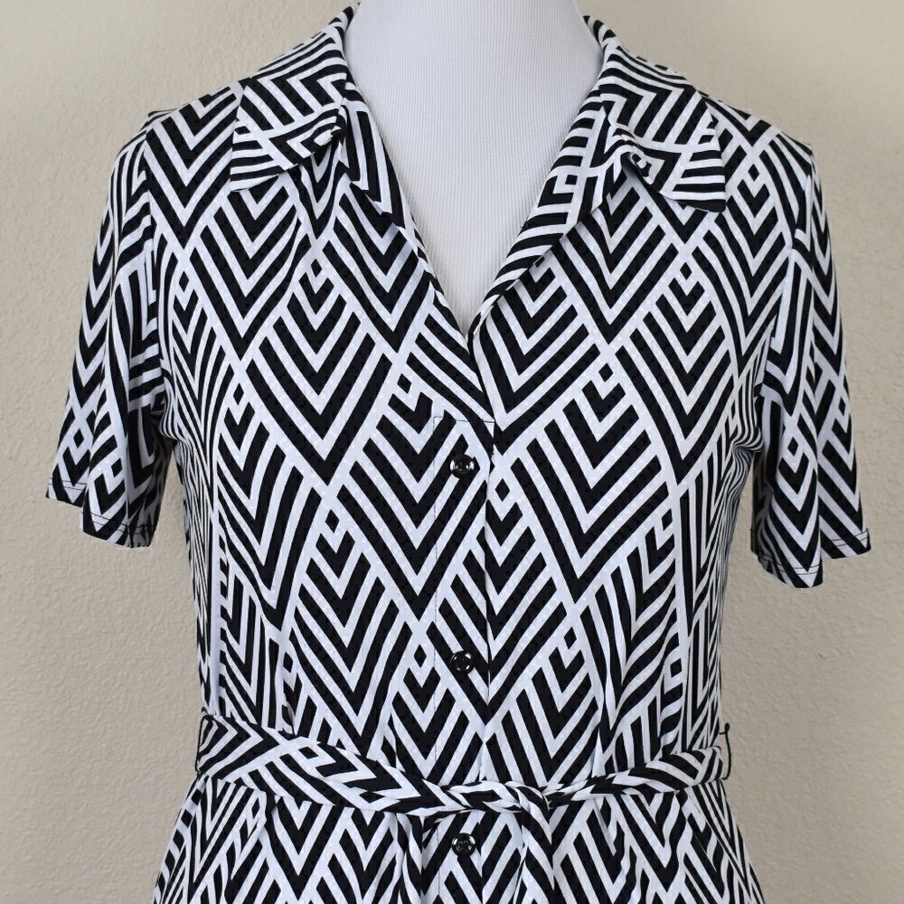 Stitch Fix Leota Alanna Knit Shirt Dress NEW - Picture 2 of 9